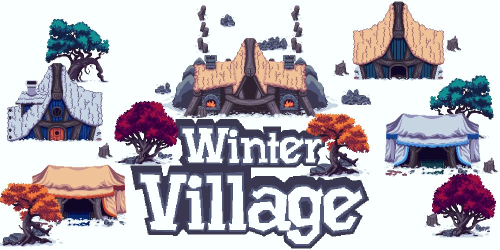 (FREE) Winter Village - Asset Pack