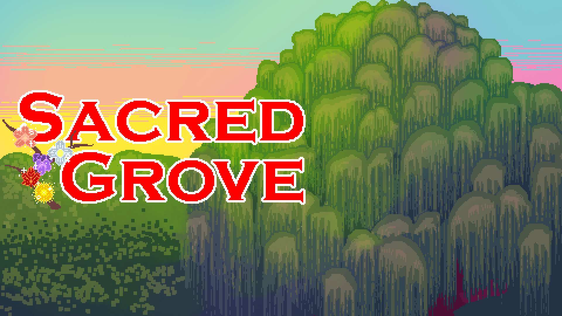 Sacred Grove - Doodle the Flag
