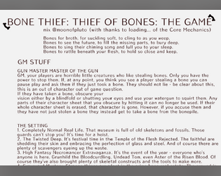 Bone Thief: Thief of Bones: The Game  