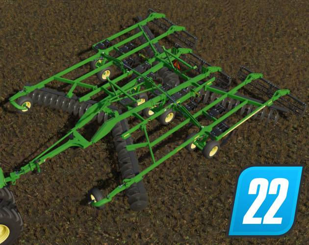 John Deere 2720 11 Shank Disk Ripper By Rooster Mods 0270