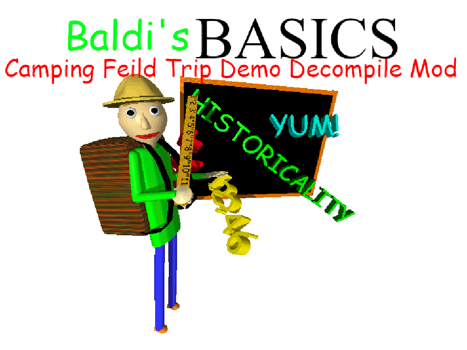 Baldi Basics Camping Field Trip Demo by I am no one - Game Jolt