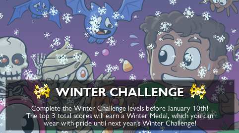 Winter Challenge title screen