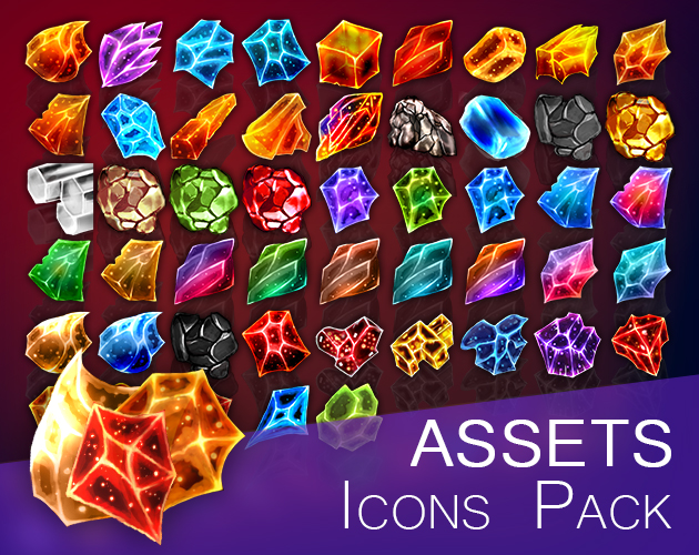 Assets Inventory: Resource Icons [Minerals] #1 by Wenrexa