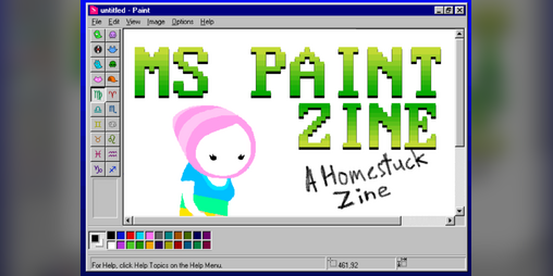 Cover image for MS Paint Zine