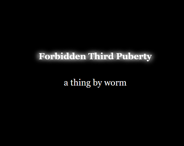 Cover image for Forbidden Third Puberty