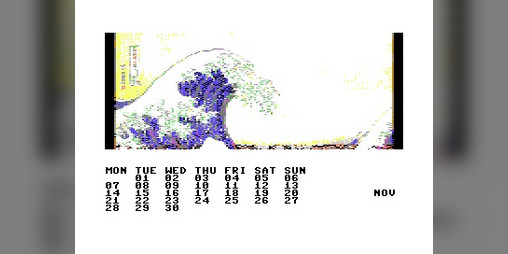 Cover image for C64 Customizable Bitmap 2022 Calendar