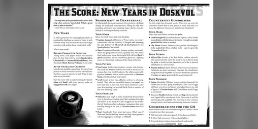 Cover image for Score: New Years in Doskvol