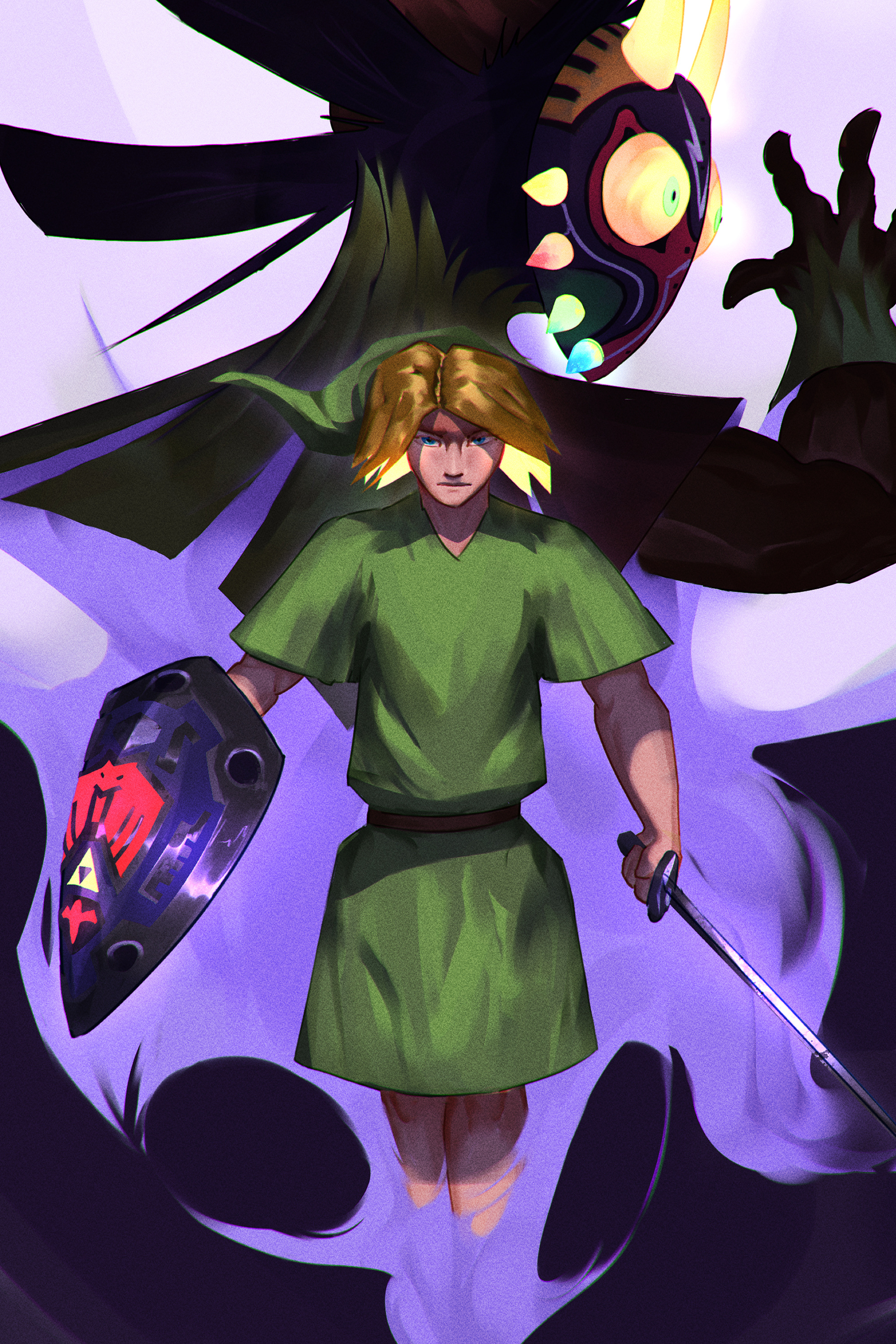 Skull Kid and Link
