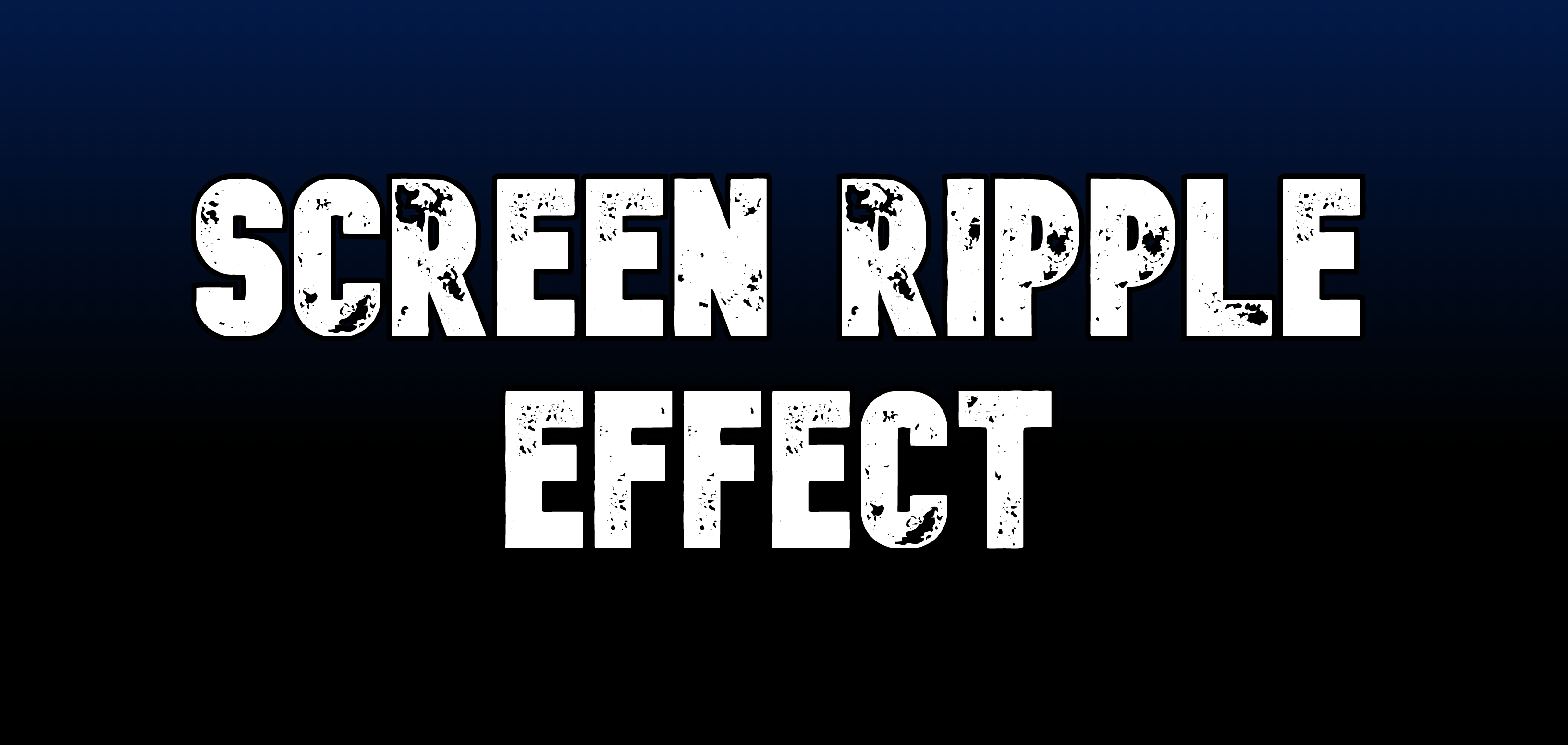 Screen Ripple Effect Unity