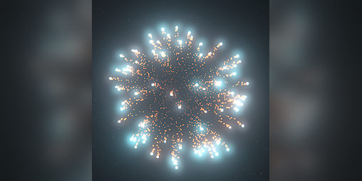 Cover image for Fireworks in space