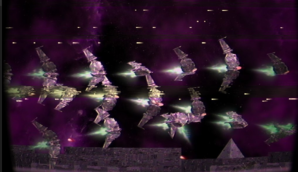 Retro Space war of aleins