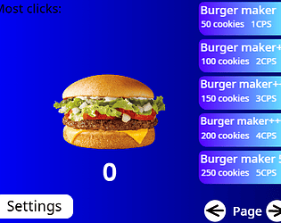 Burger Clicker