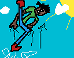 Trampoline toe man!