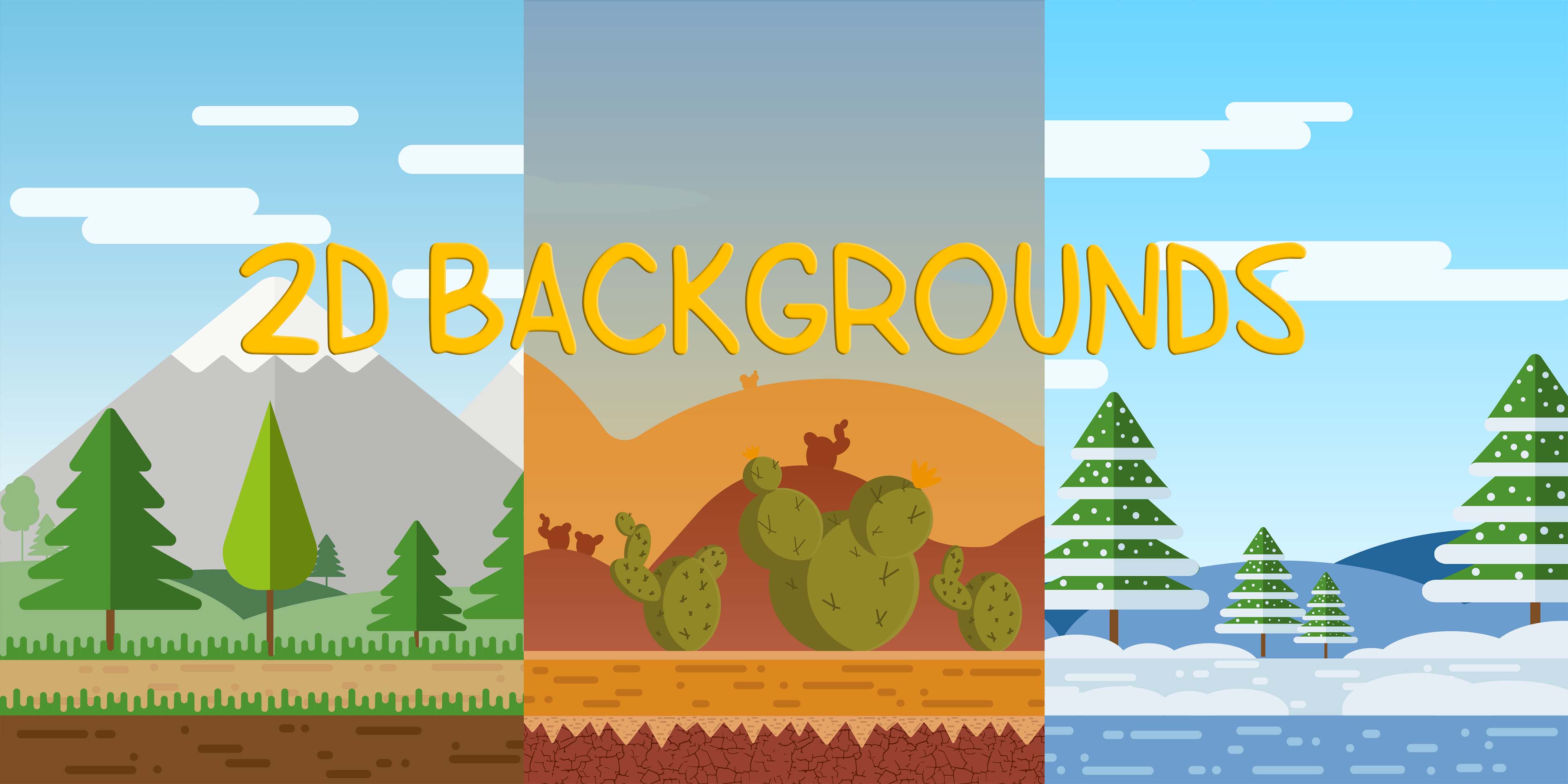 2D BACKGROUNDS by Unicorn A