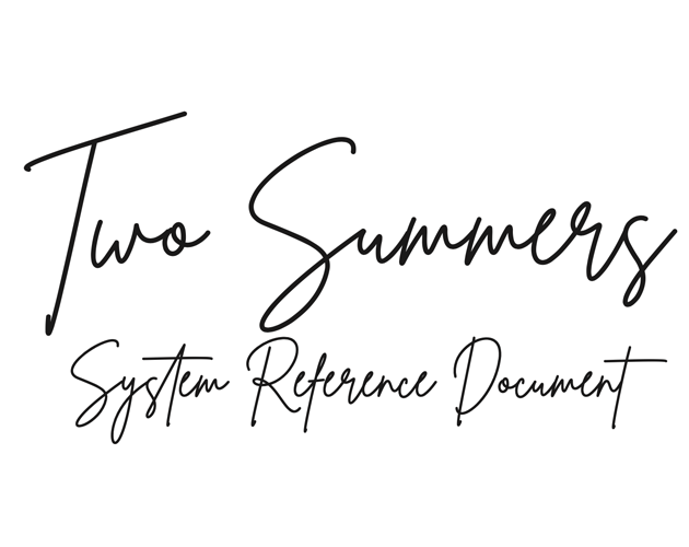 Cover image for Two Summers SRD