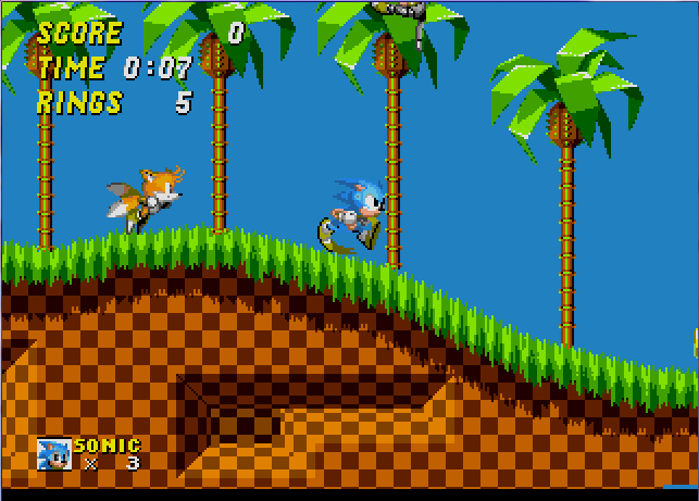 Cover image for XP the hedgehog romhack ALPHA 92