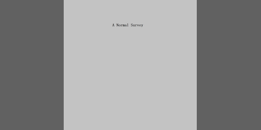 Cover image for A Normal Survey
