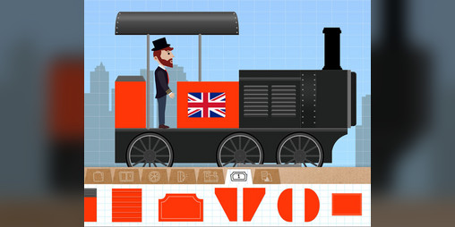 Cover image for Labo Brick Train
