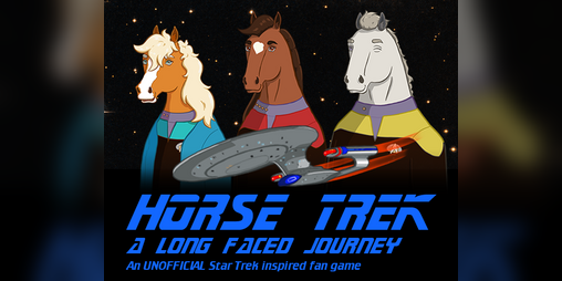 Cover image for Horse Trek - A long faced journey