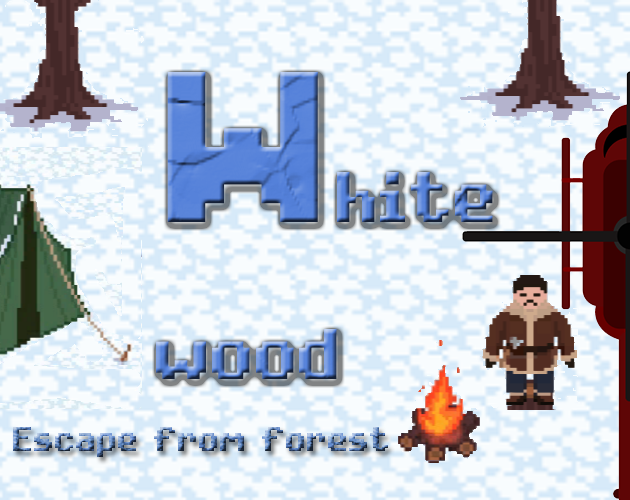 Cover image for White Wood: Escape from forest