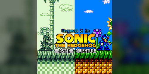 Cover image for Megaman X in Sonic the Hedgehog - Blasting Adventure