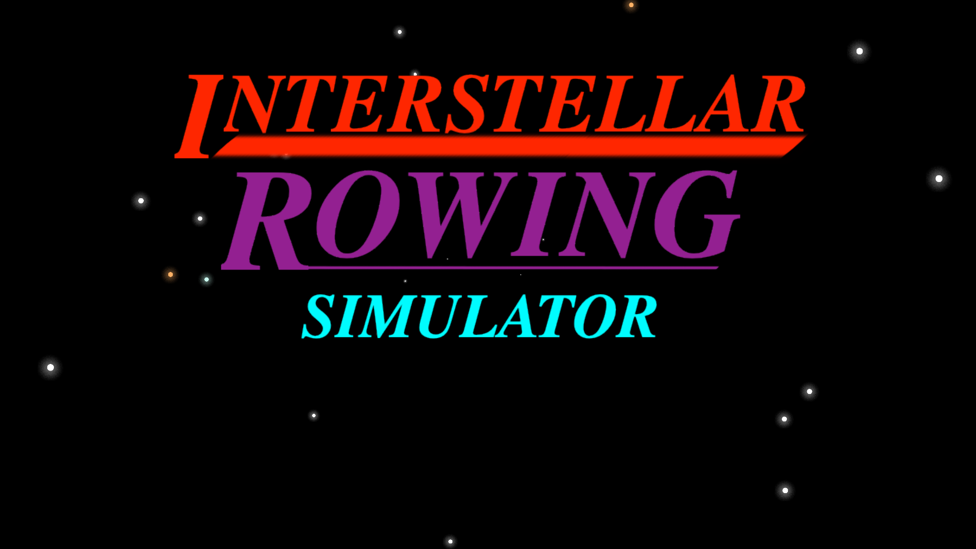 Interstellar Rowing Simulator