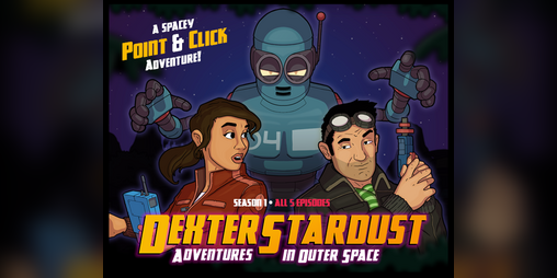 Cover image for Dexter Stardust: Adventures in Outer Space