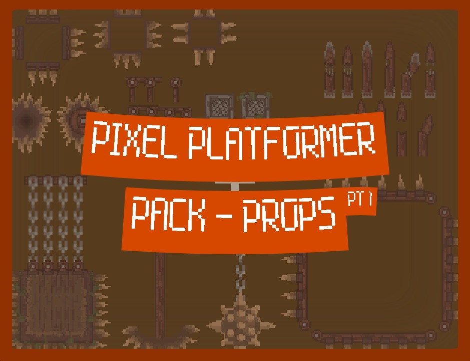 Pixel Platformer Pack - Props PT1