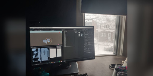 Cover image for its snowing inside