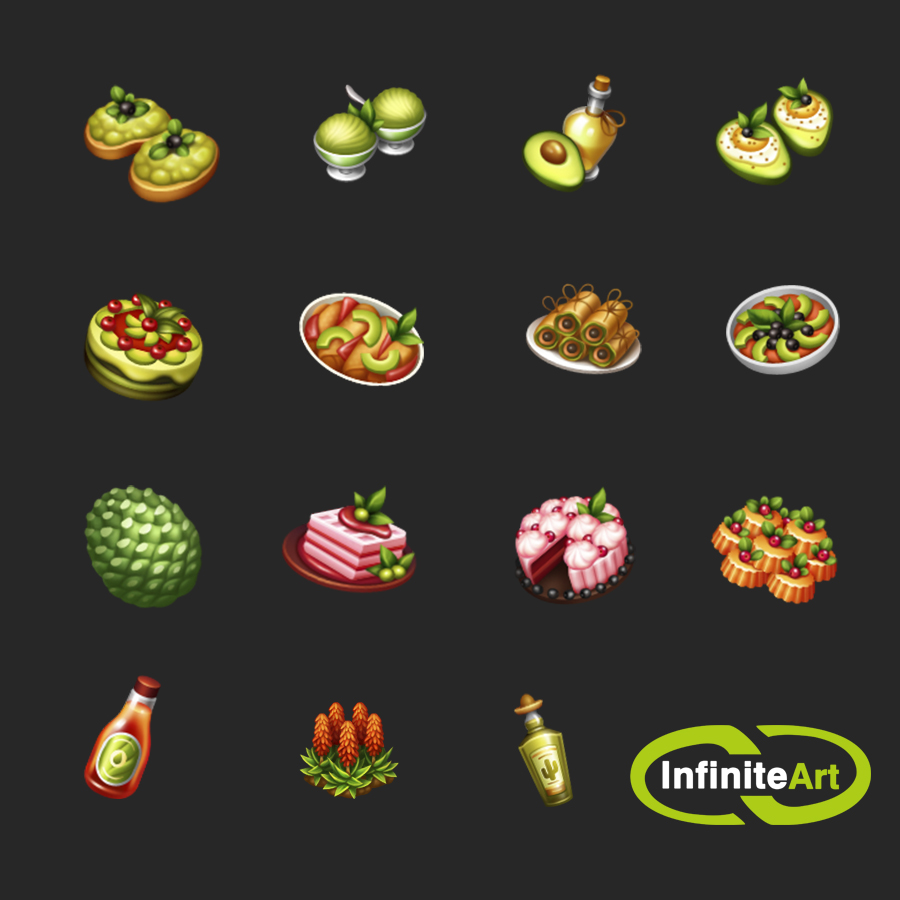 Recipes with avocado and agave by INFINITE ART SOLUTIONS