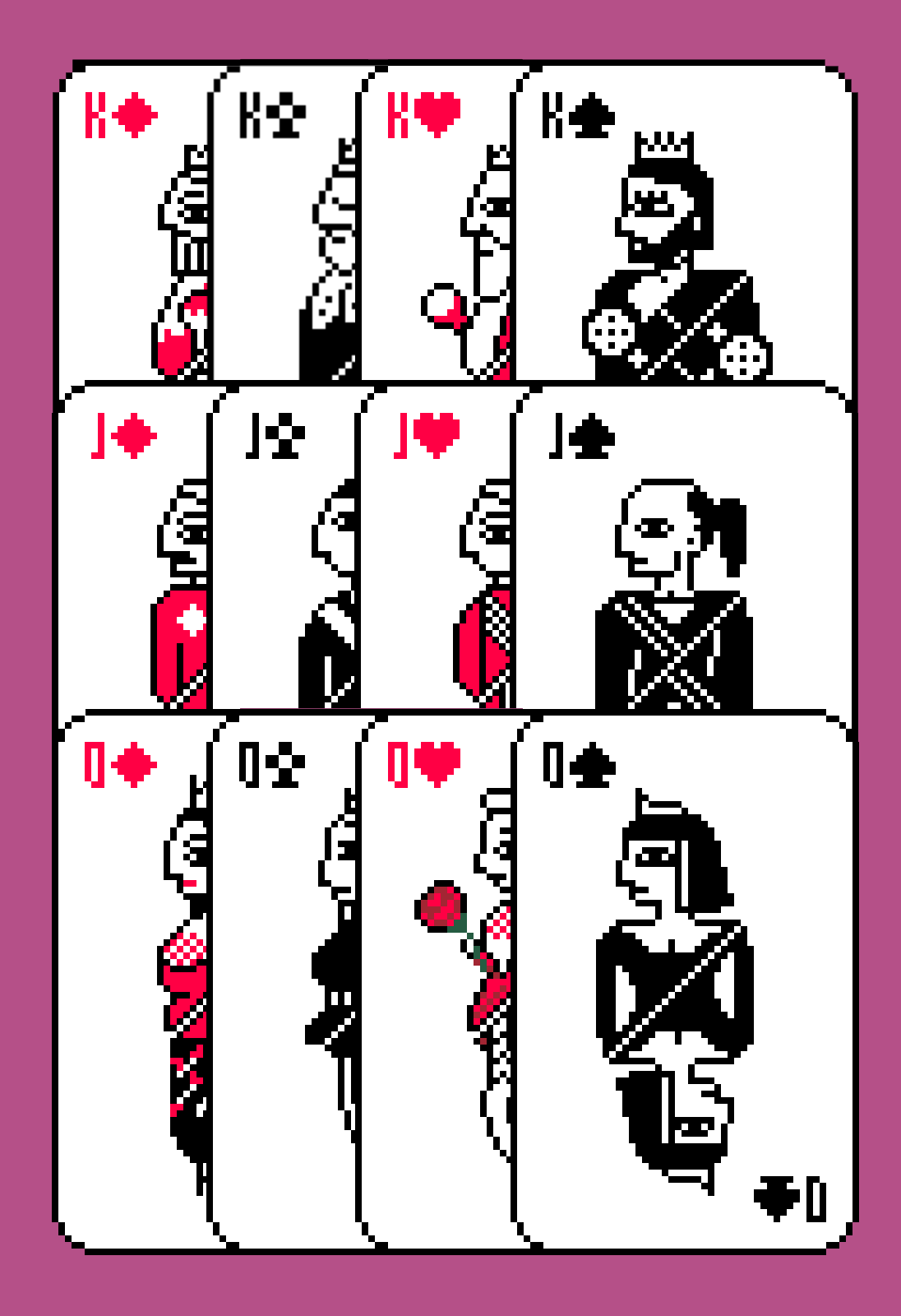 Card Sprites Pixelart Playing Cards by Azaliya