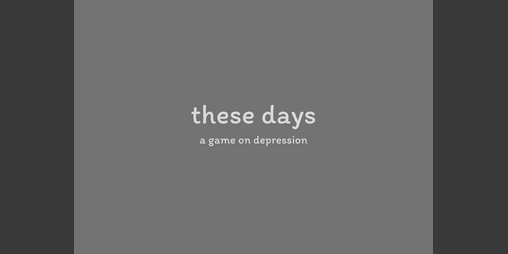Cover image for these days