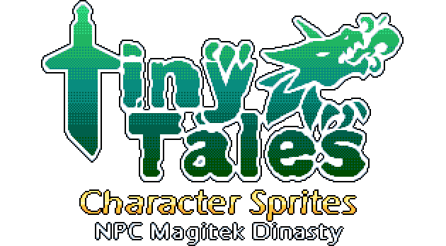 Tiny Tales Pixel 2D : Magitek Dynasty RPG NPC Sprite Pack