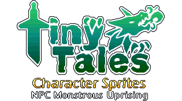 Tiny Tales Pixel 2D: Monstrous Uprising RPG NPC Sprite Pack