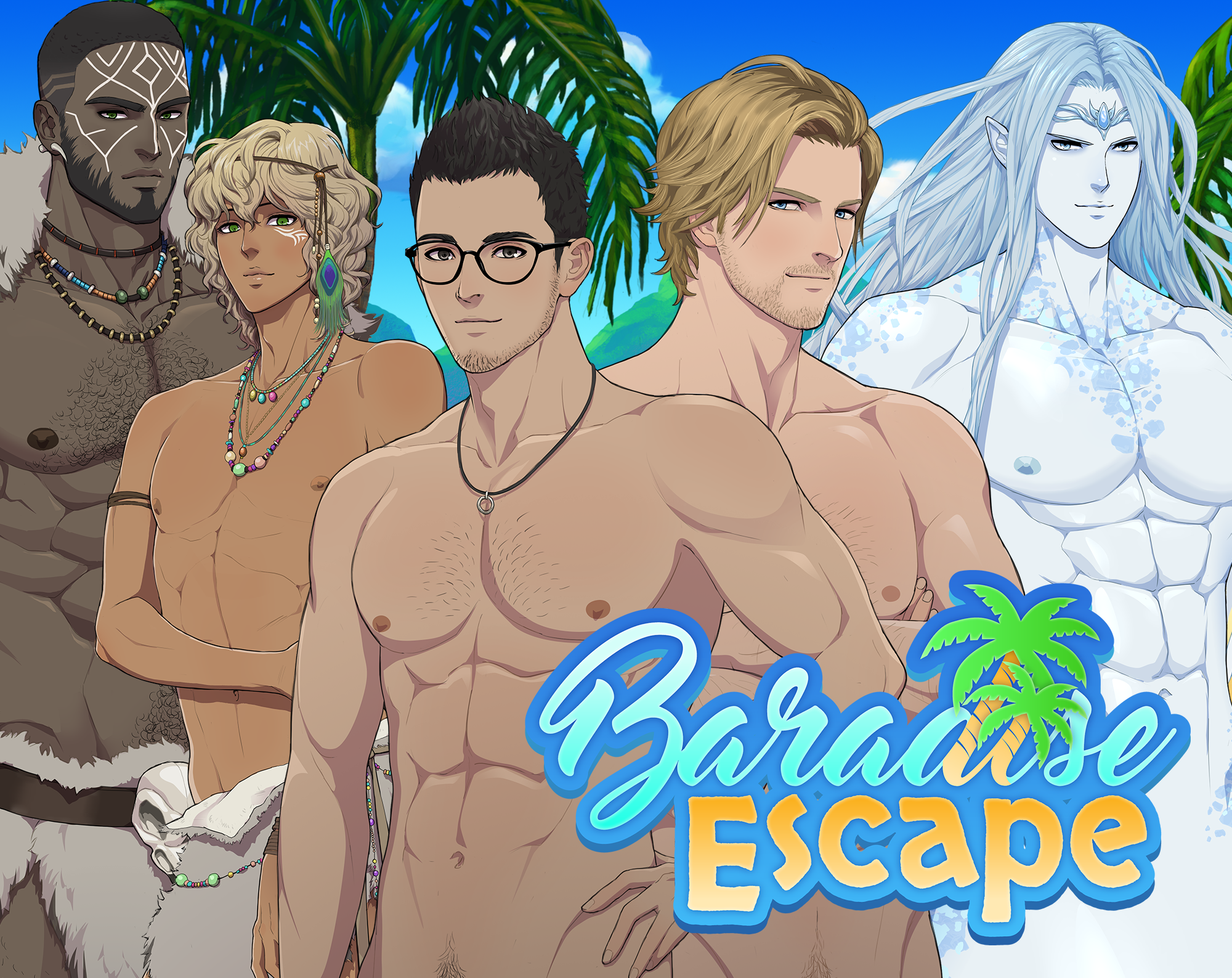 Baradise Escape 18+ Adult Gay Bara Yaoi Survival Game by Meyaoi Games