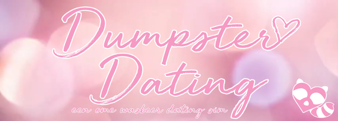 Dumpster Dating: een Ome Wasbeer Dating Sim