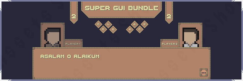 Super GUI Bundle #2 : Gold & Paper Pack