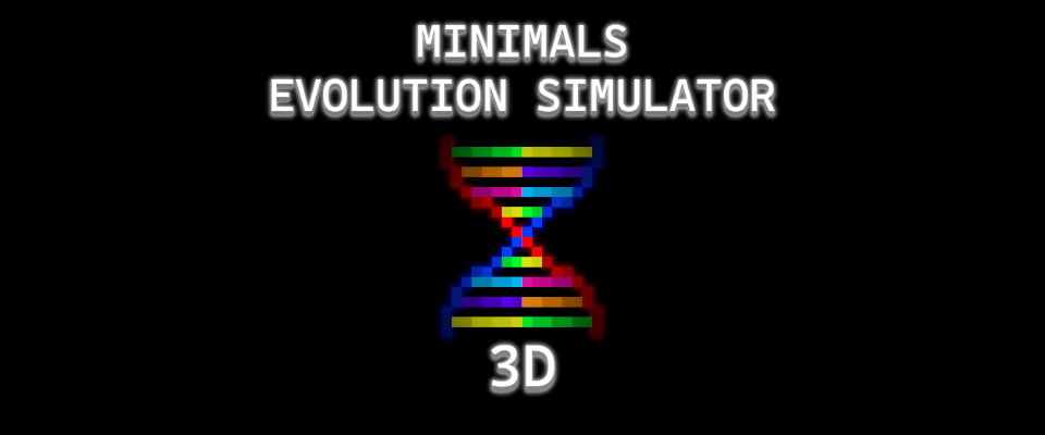 Minimals Evolution Simulator 3D