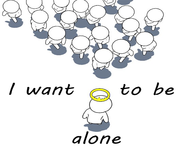 Cover image for I want to be alone!