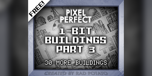 Cover image for PIXEL PERFECT: 1-BIT BUIDLINGS PART 3