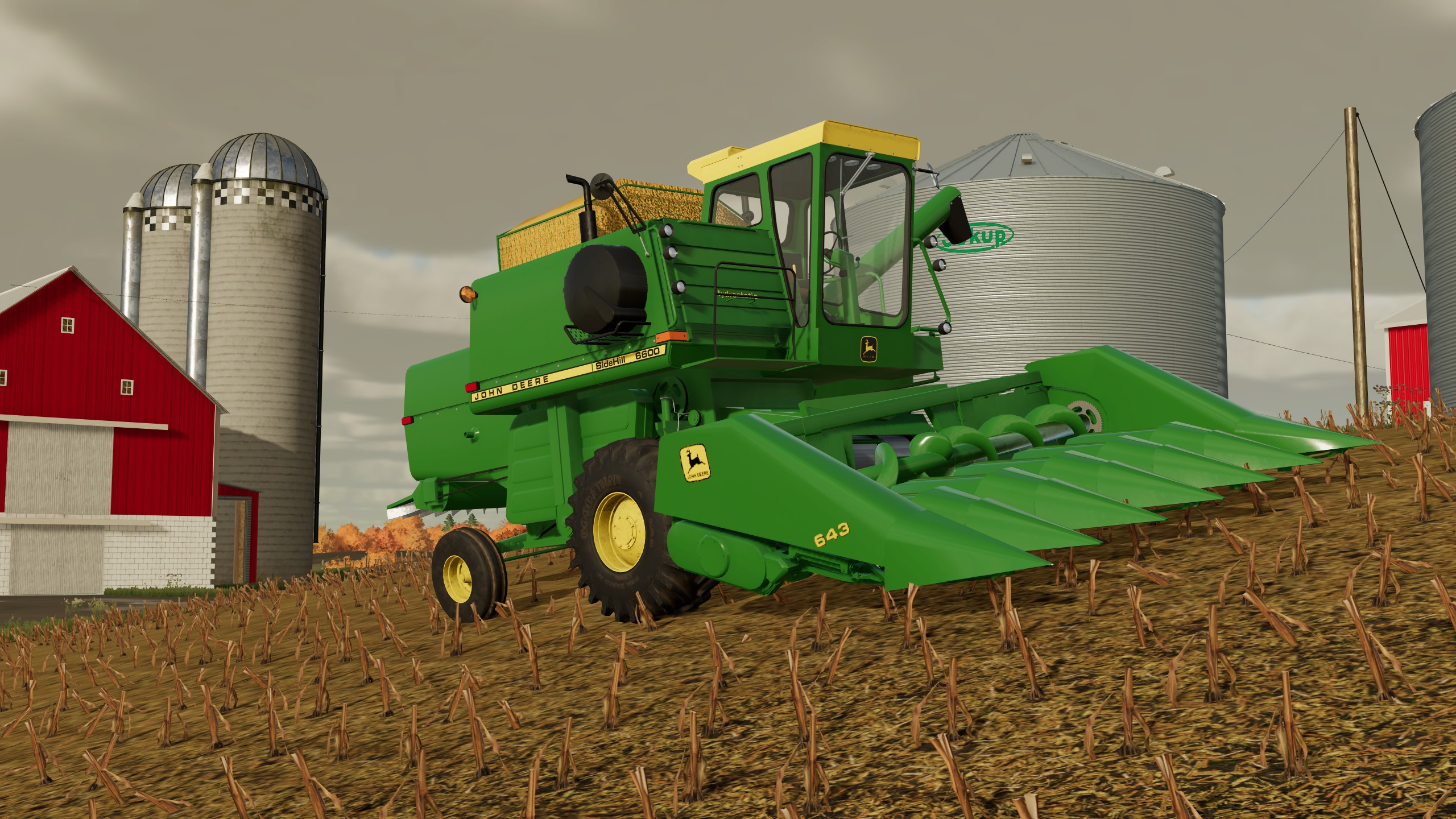 Cover image for John Deere 6600 Sidehill