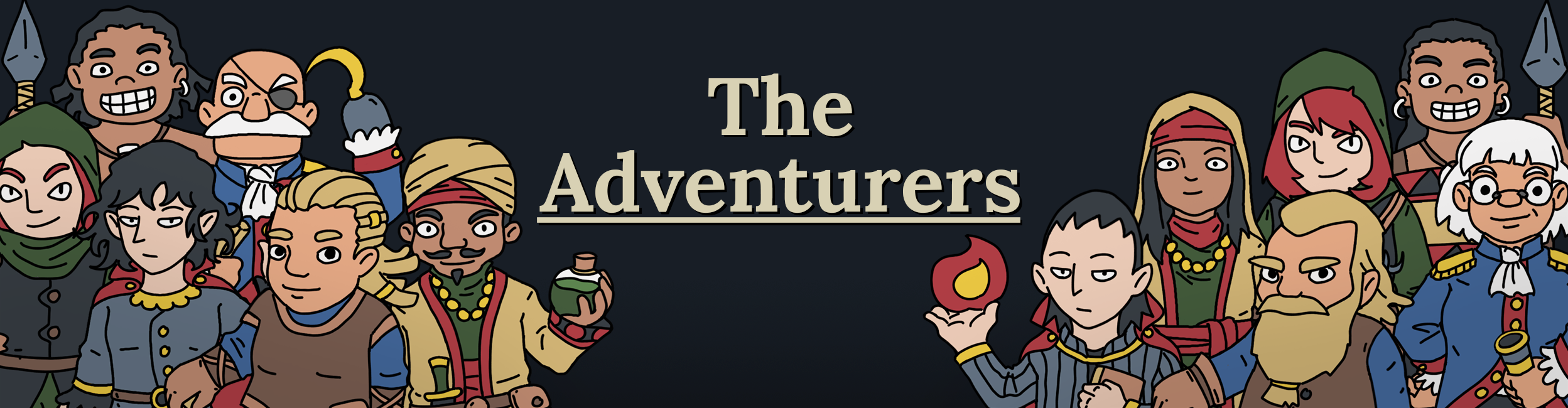 The Adventurers - Paper Minis