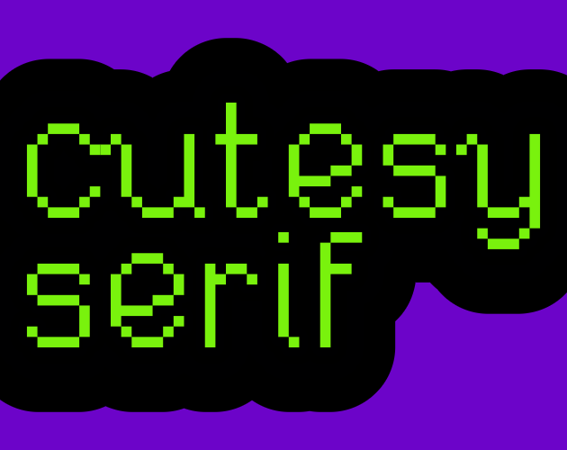 cutesy serif