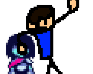 Deltarune but dakota is queen