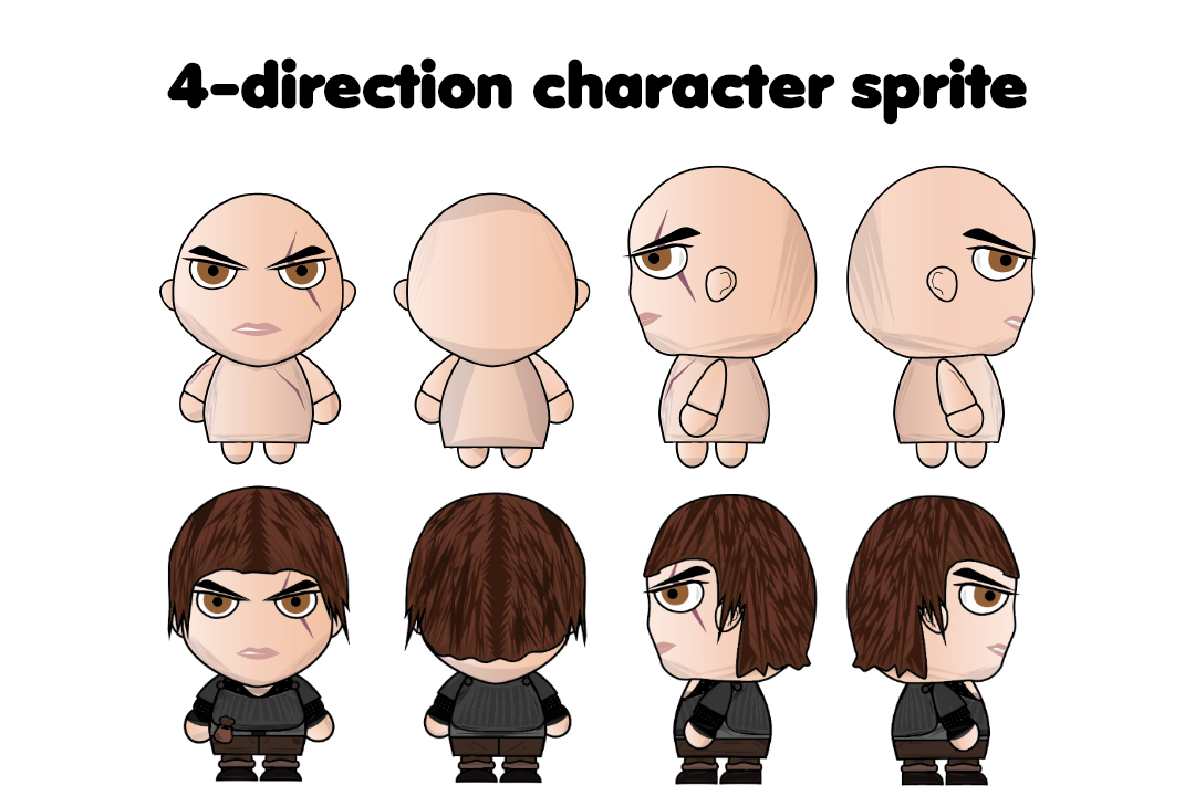 4-direction character sprite