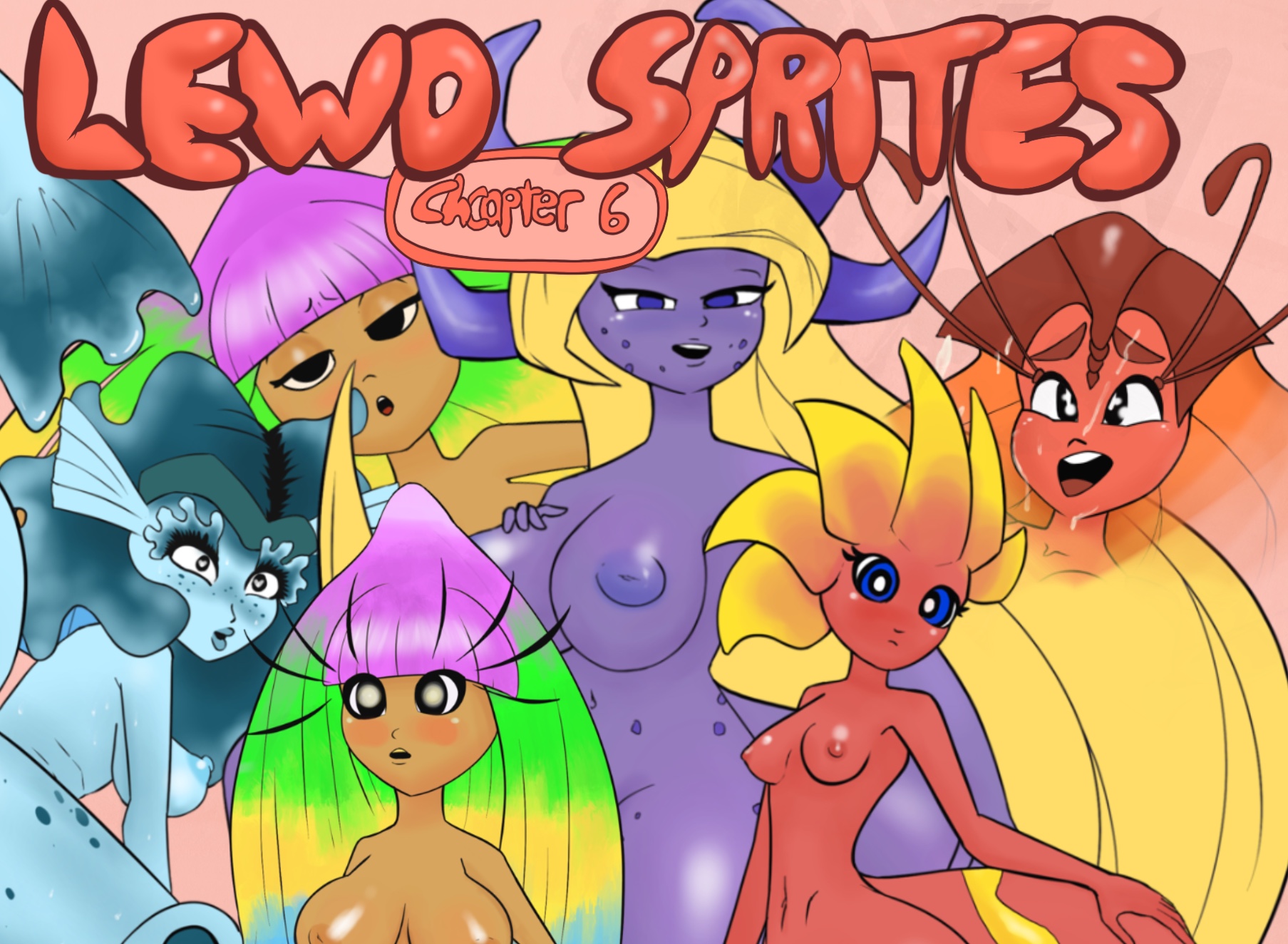 Cover art for Lewd Sprites: Chapter 6 by hyperbeamart — adult visual novel