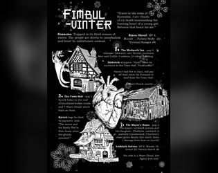 Fimbulvinter   - 1 Page Mork Borg Adventure 