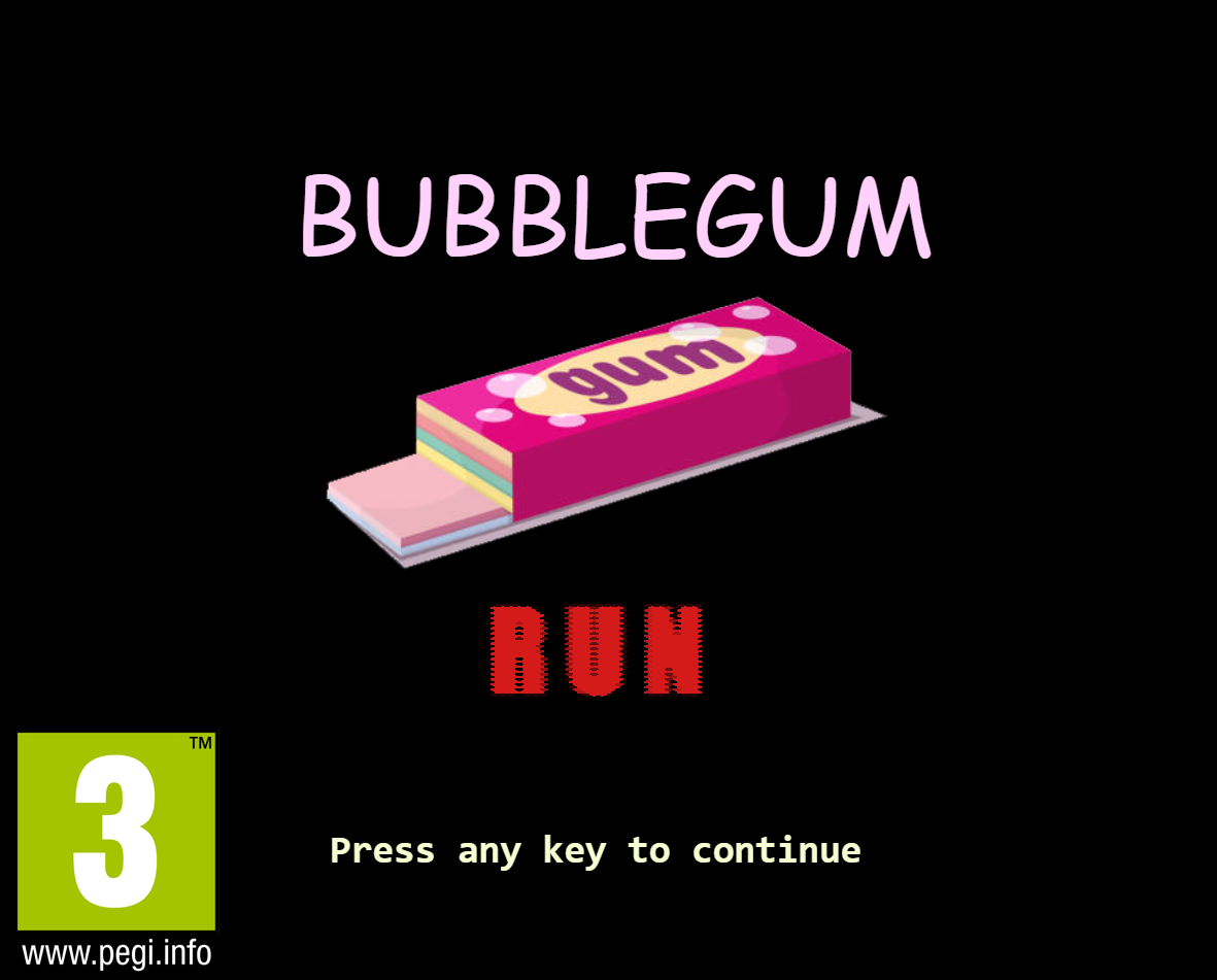Bubblegum Run by DinoWalrus