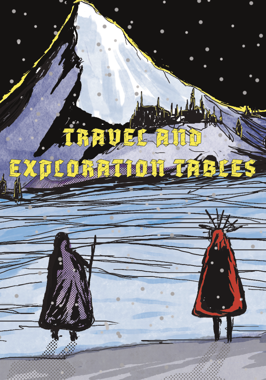 Cover image for Travel and Exploration Tables for Fantasy RPGs