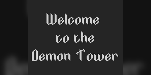 Cover image for Welcome to the demon tower!